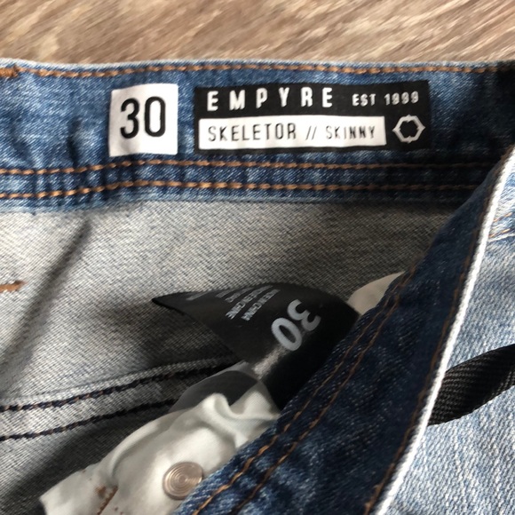 Empyre Skeletor // Skinny men’s jeans size 30 - Picture 2 of 5